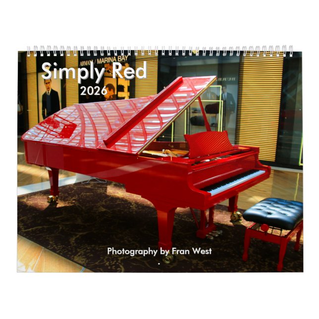 Simply Red 2026 calendar (Cover)