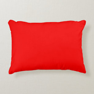 Simply Red Solid Colour Decorative Cushion