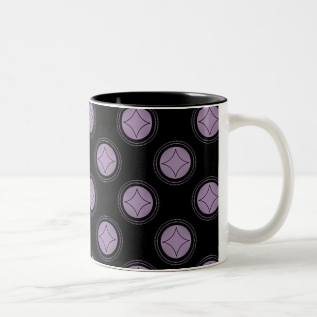 Simply Riveting Mug, Lavender Two-Tone Coffee Mug (Right)