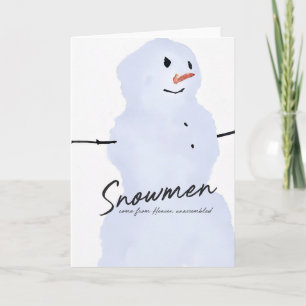 SIMPLY SNOWMAN Greeting Card