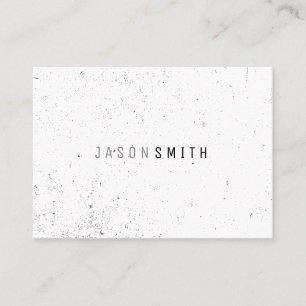 Simply Speckled (black / white) Business Card