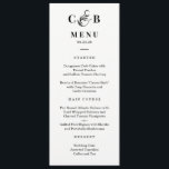 Simply Splendid EDITABLE COLOR Wedding Menu Card<br><div class="desc">Stylish menu card by © berryberrysweet . Printable digital files and matching items are available! Visit our website at berryberrysweet.com for stylish stationery designs and personalised gifts.</div>