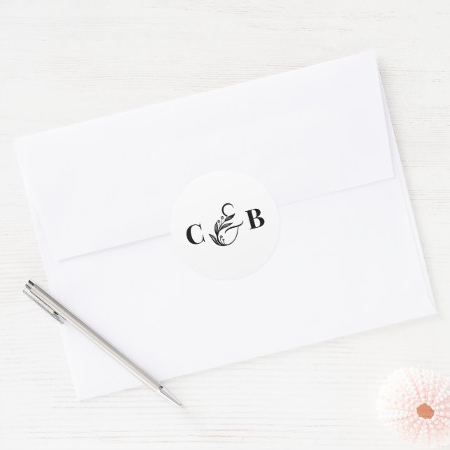 Simply Splendid Editable Colour Wedding Stickers (Envelope)