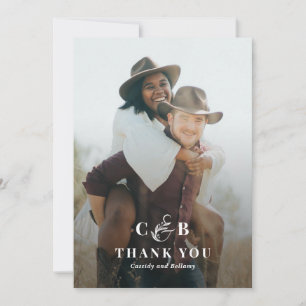 Simply Splendid Flat Thank You Note Card