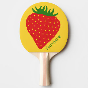 Simply Strawberry custom ping pong paddle