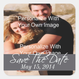 Simply Stunning Smokey Grey Save The Date Seals