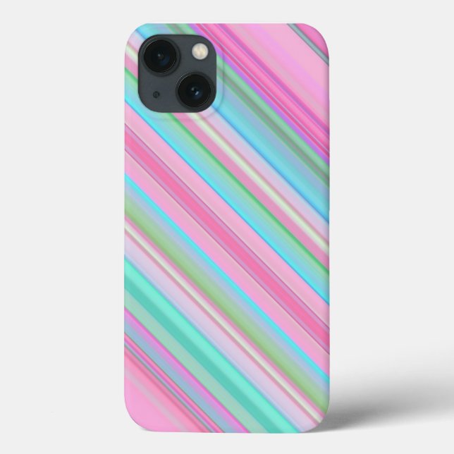 Simply Stunning Stripes-Pink Case-Mate iPhone Case (Back)