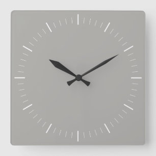 SIMPLY STYLE   minimalist in any colour Square Wall Clock