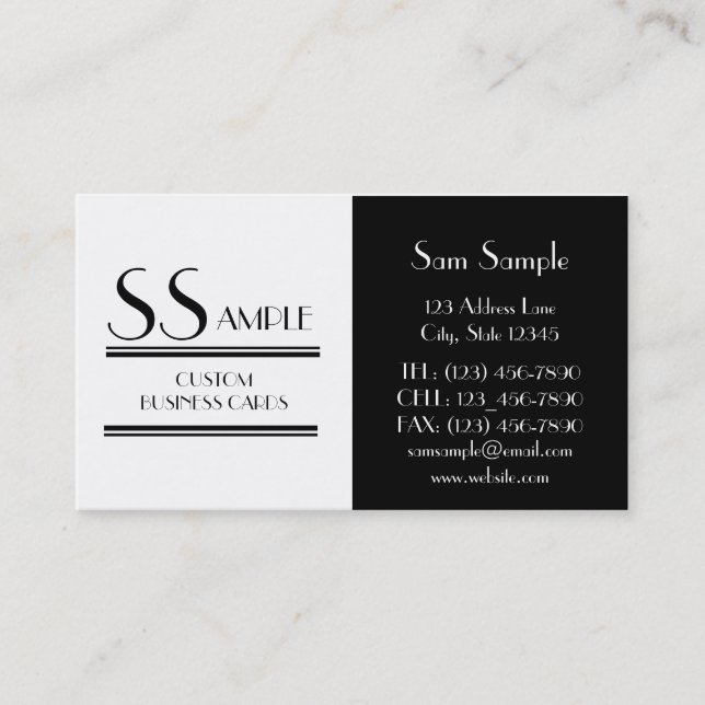 Simply Successful Business Card (Front)