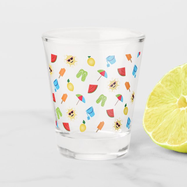 Simply Summer Shot Glass (Front)