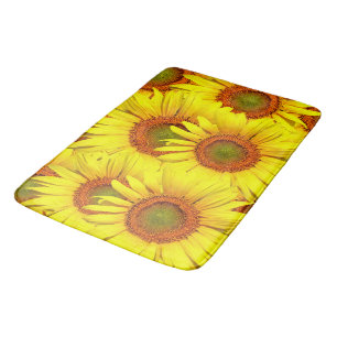 Simply Sunflowers Shower Curtain Bath Mat