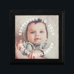 Simply Sweet Baby Photo Gift Box<br><div class="desc">Beautiful personalised photo design perfect for mother's day,  graduations,  weddings,  anniversary,  birthdays,  and more.</div>