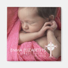 Simply Sweet Cross Christening Photo Keepsake