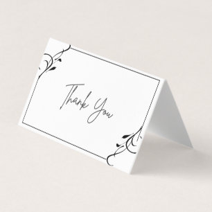Simply Sweet Thank You Card, Foldable