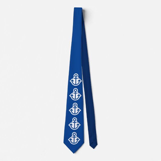 Simply Symbols - ANCHOR + your ideas Tie (Front)