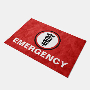 Simply Symbols - CADUCEUS + your ideas Doormat