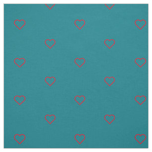 Simply Symbols - HEARTS + your ideas Fabric