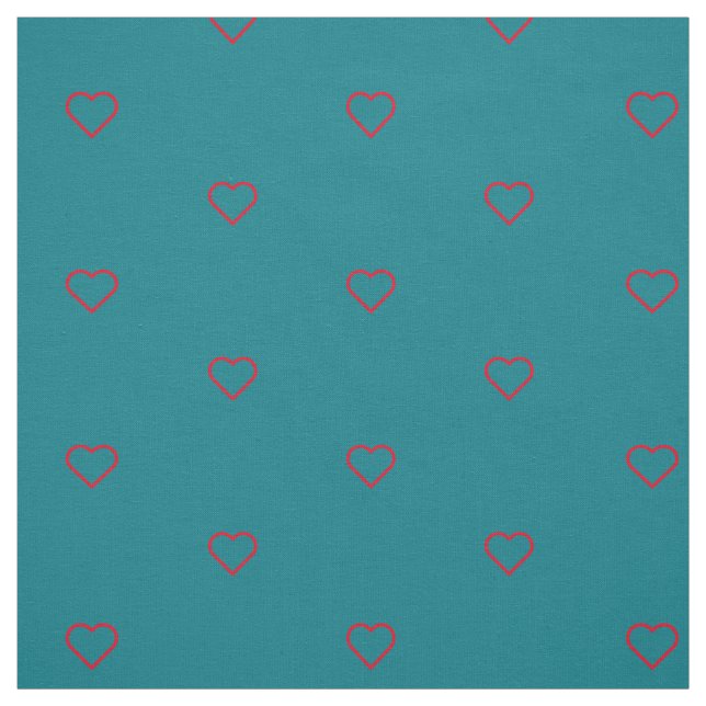 Simply Symbols - HEARTS + your ideas Fabric (Swatch)