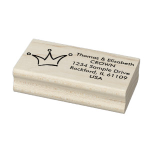 Simply Symbols / Icons - CROWN + ideas Rubber Stam Stamp