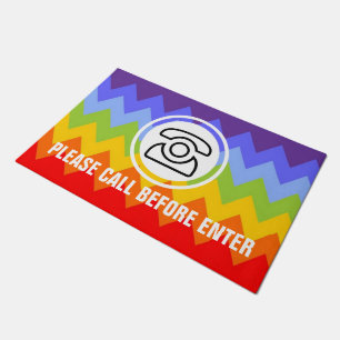 Simply Symbols - PHONE + your ideas Doormat
