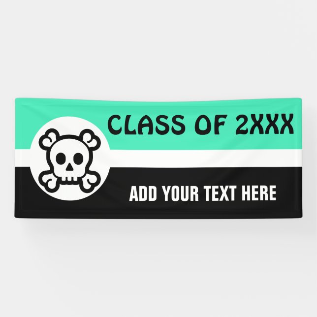 Simply Symbols - SKULL & BONES + your ideas Banner (Horizontal)