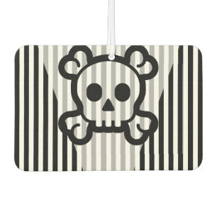 Simply Symbols - SKULL & BONES + your ideas Car Air Freshener