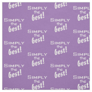 Simply text design / change in your ideas fabric