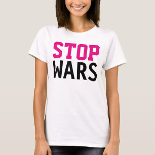 Simply text design "STOP WARS" T-Shirt
