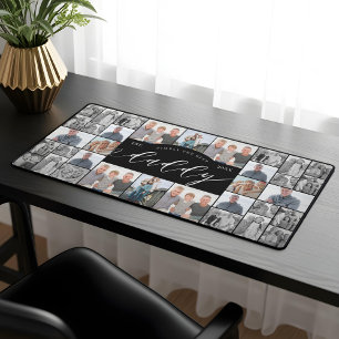 Simply The Best Daddy Personalise Photo Collage  Desk Mat
