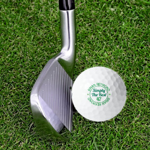 Simply The Best golfer's gift  Golf Balls