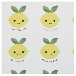 Simply the Zest Cute Kawaii Lemon Fabric