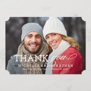 Simply Timeless Photo Thank You Card