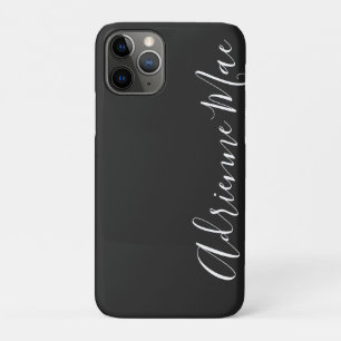 Simply Trendy Personalized Charcoal Gray iPhone 11 Pro Case