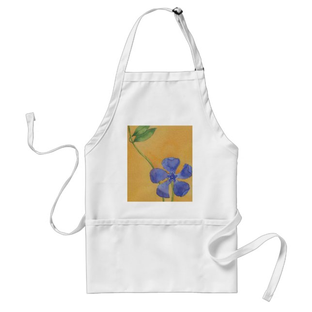 "Simply Vinca" Floral Apron (Front)