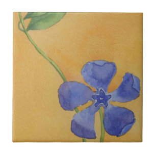"Simply Vinca" Kitchen Garden Ceramic Tile