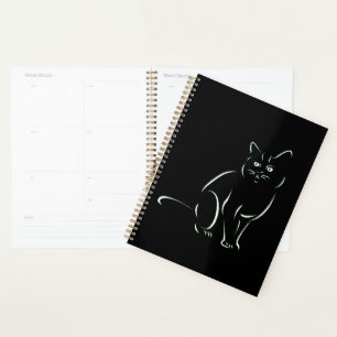 Simply White Kitty Cat Planner