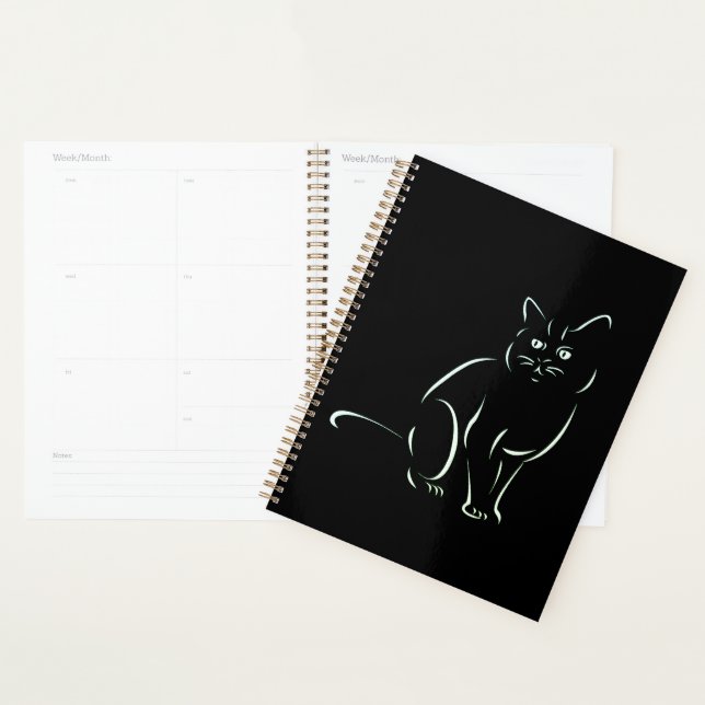 Simply White Kitty Cat Planner (Display)