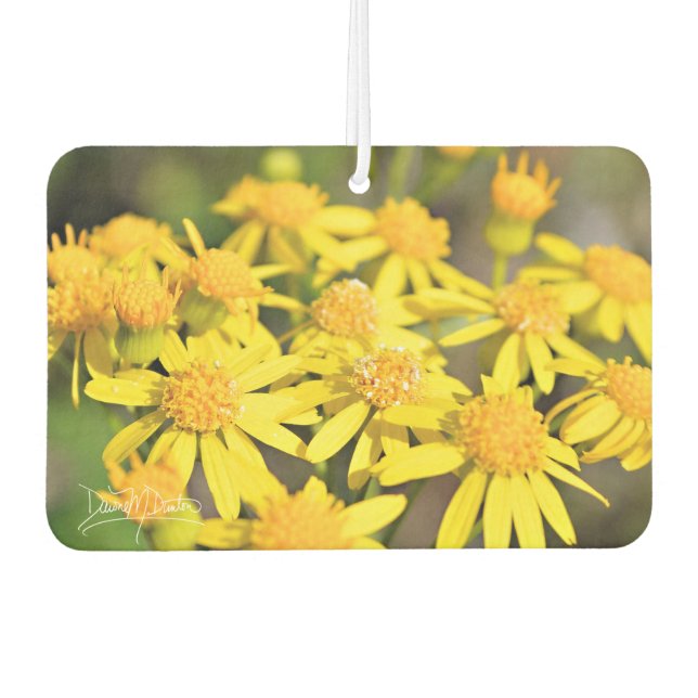 Simply Yellow Car Air Freshener (Front)