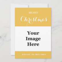 simply yellow family photo merry Christmas