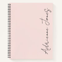 Simply Your Name Pastel Pink & Black