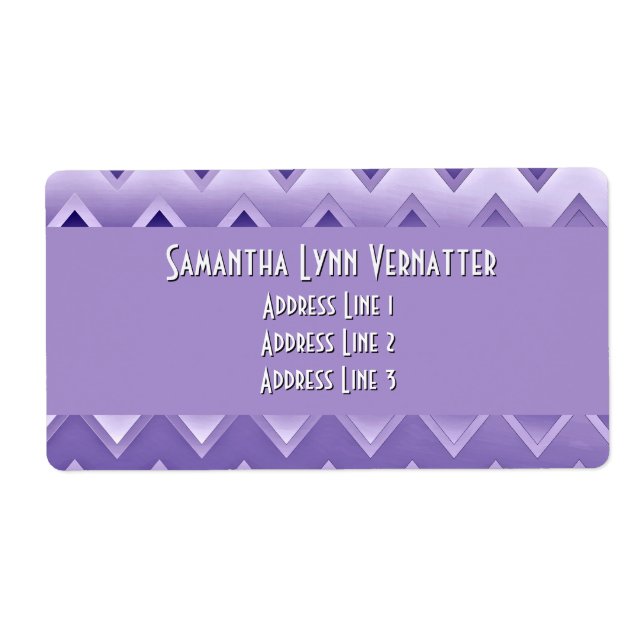 Simply ZigZag - Purple (Front)