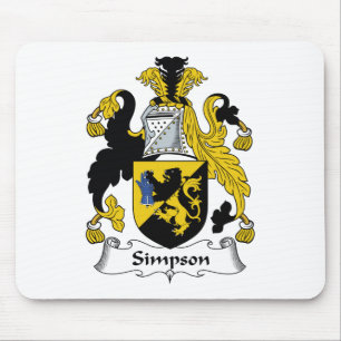 Simpson Family Crest Mouse Pad