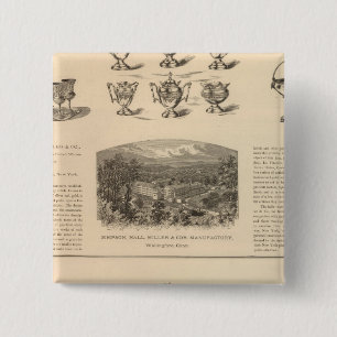 Simpson, Hall, Miller and Traveller's Company 15 Cm Square Badge