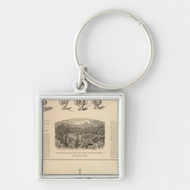 Simpson, Hall, Miller and Traveller's Company Key Ring (Front)