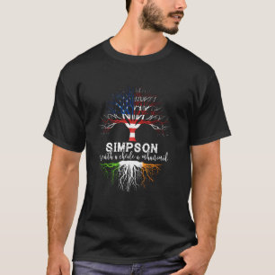 Simpson Irish Family Name Shirt Irish Roots