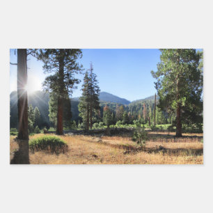Simpson Meadow - Sierra Rectangular Sticker