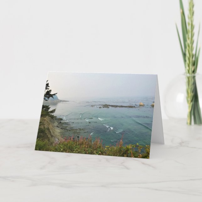 Simpson Reef Overlook, Oregon Coast Card (Front)