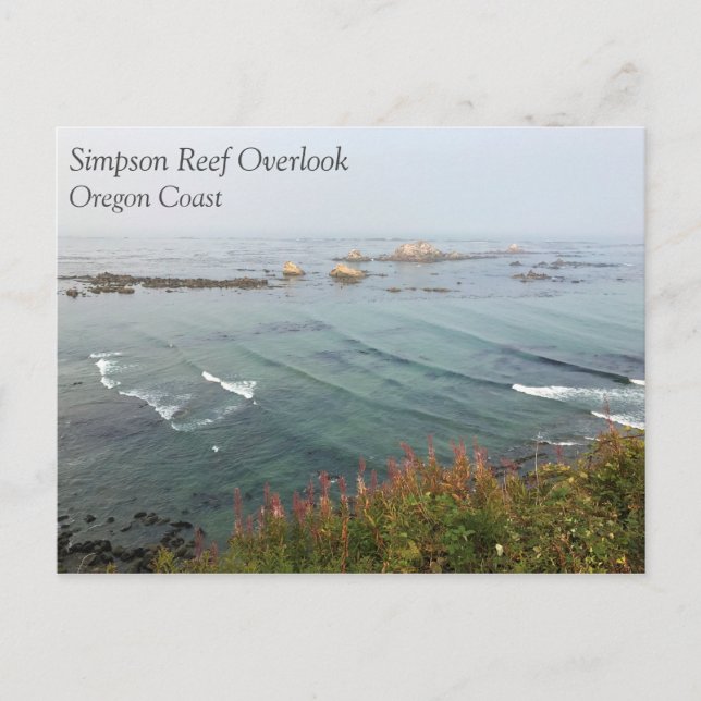 Simpson Reef Overlook, Oregon Coast Postcard (Front)