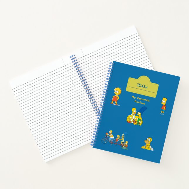 Simpsons Family Portrait Notebook (Inside)