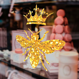 simulated chunky glitter Queen Bee